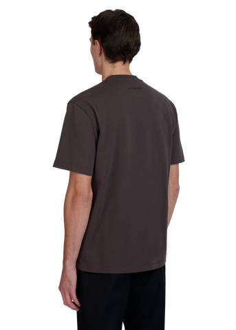 Sandbanks Double Jersey Collegiate T-Shirt - Brown