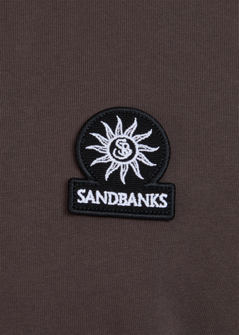 Sandbanks Double Jersey Collegiate T-Shirt - Brown