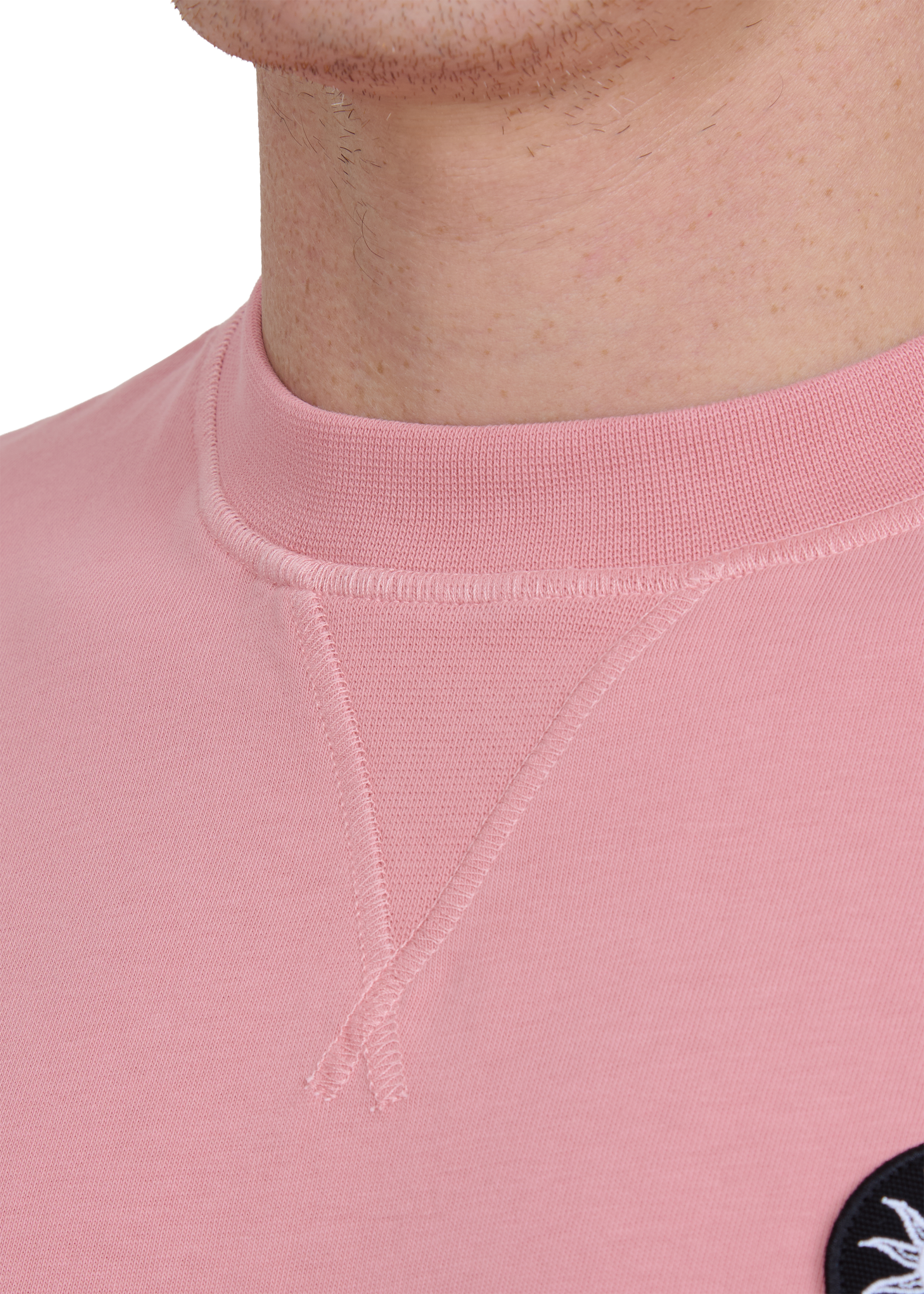 Sandbanks Double Jersey Collegiate T-Shirt - Dusty Pink - Sandbanks