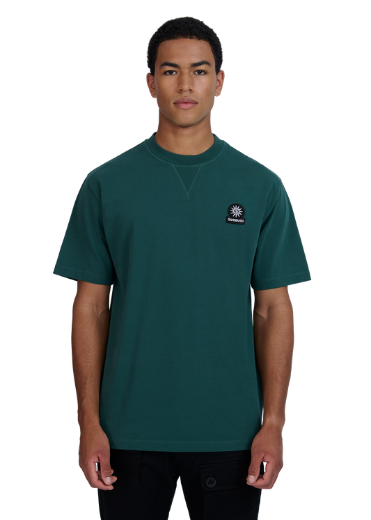 Sandbanks Double Jersey Collegiate T-Shirt - Emerald Green
