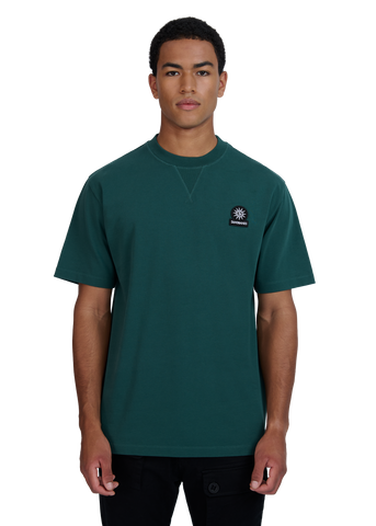 Sandbanks Double Jersey Collegiate T-Shirt - Emerald Green