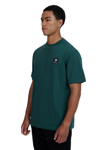 Sandbanks Double Jersey Collegiate T-Shirt - Emerald Green