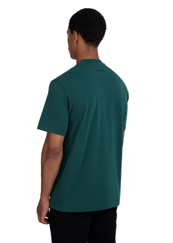Sandbanks Double Jersey Collegiate T-Shirt - Emerald Green