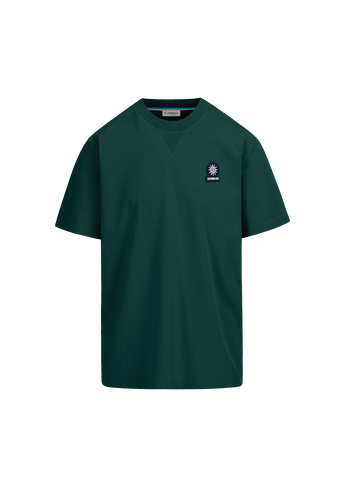 Sandbanks Double Jersey Collegiate T-Shirt - Emerald Green