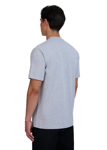 Sandbanks Double Jersey Collegiate T-Shirt - Grey Marl