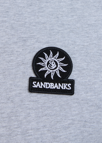 Sandbanks Double Jersey Collegiate T-Shirt - Grey Marl