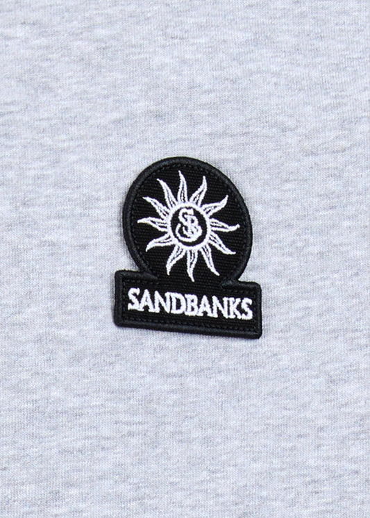 Sandbanks Double Jersey Collegiate T-Shirt - Grey Marl