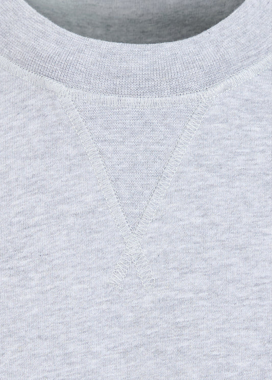 Sandbanks Double Jersey Collegiate T-Shirt - Grey Marl