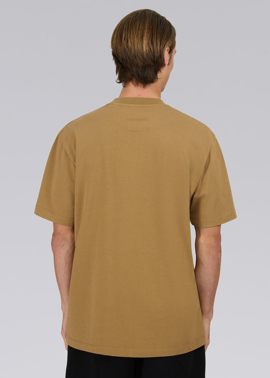 Sandbanks Double Jersey Collegiate T-Shirt - Light Brown