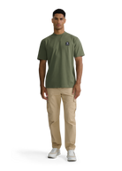 Double Jersey Collegiate T-Shirt - Olive