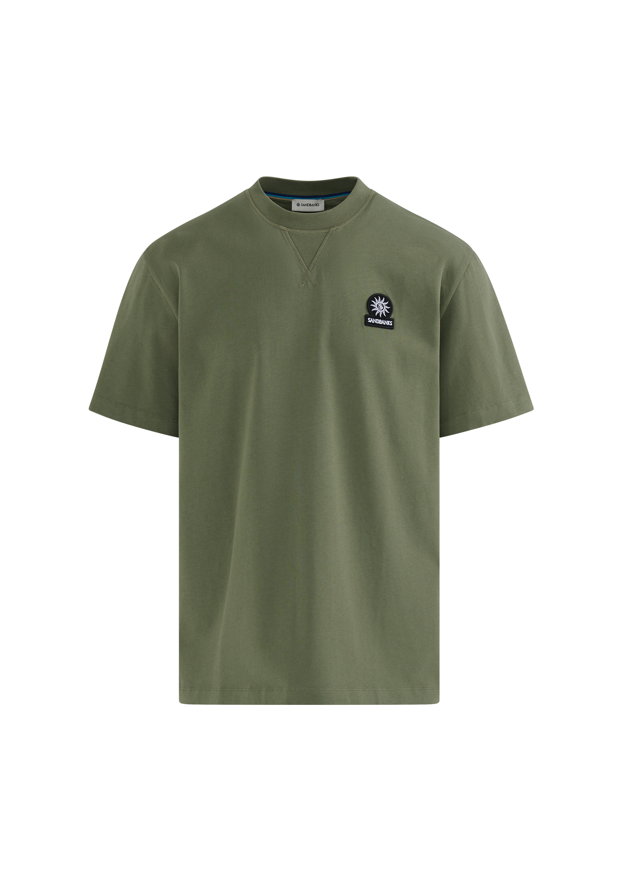 Double Jersey Collegiate T-Shirt - Olive
