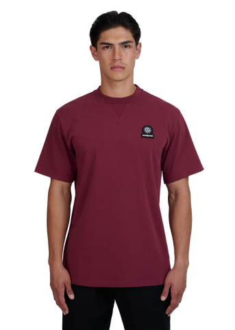 Sandbanks Double Jersey Collegiate T-Shirt - Port