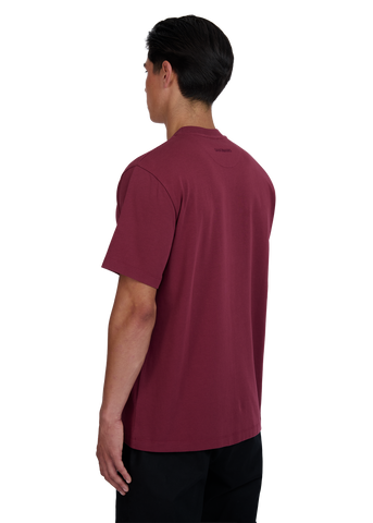 Sandbanks Double Jersey Collegiate T-Shirt - Port