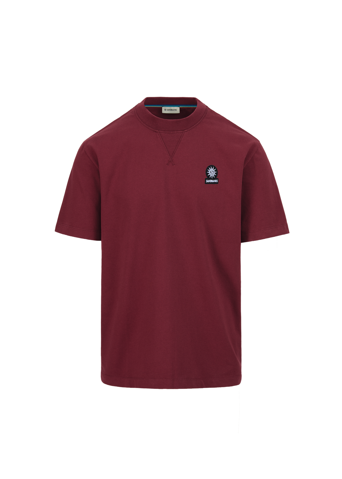 Sandbanks Double Jersey Collegiate T-Shirt - Port