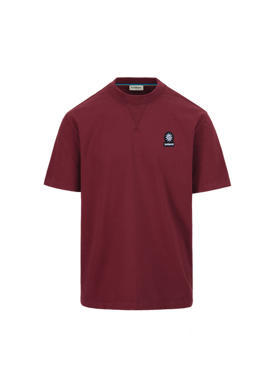 Sandbanks Double Jersey Collegiate T-Shirt - Port