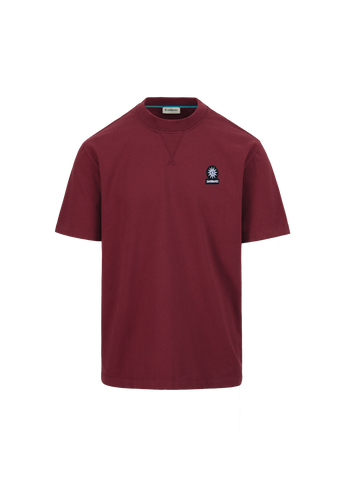 Sandbanks Double Jersey Collegiate T-Shirt - Port