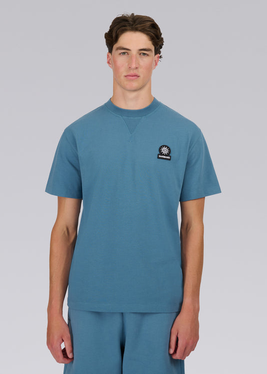 Sandbanks Double Jersey Collegiate T-Shirt - Teal