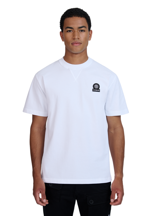 Sandbanks Double Jersey Collegiate T-Shirt - White