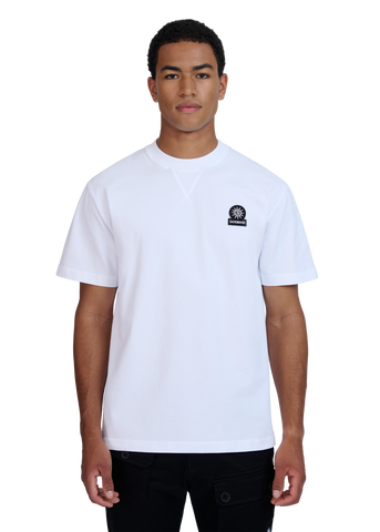 Sandbanks Double Jersey Collegiate T-Shirt - White