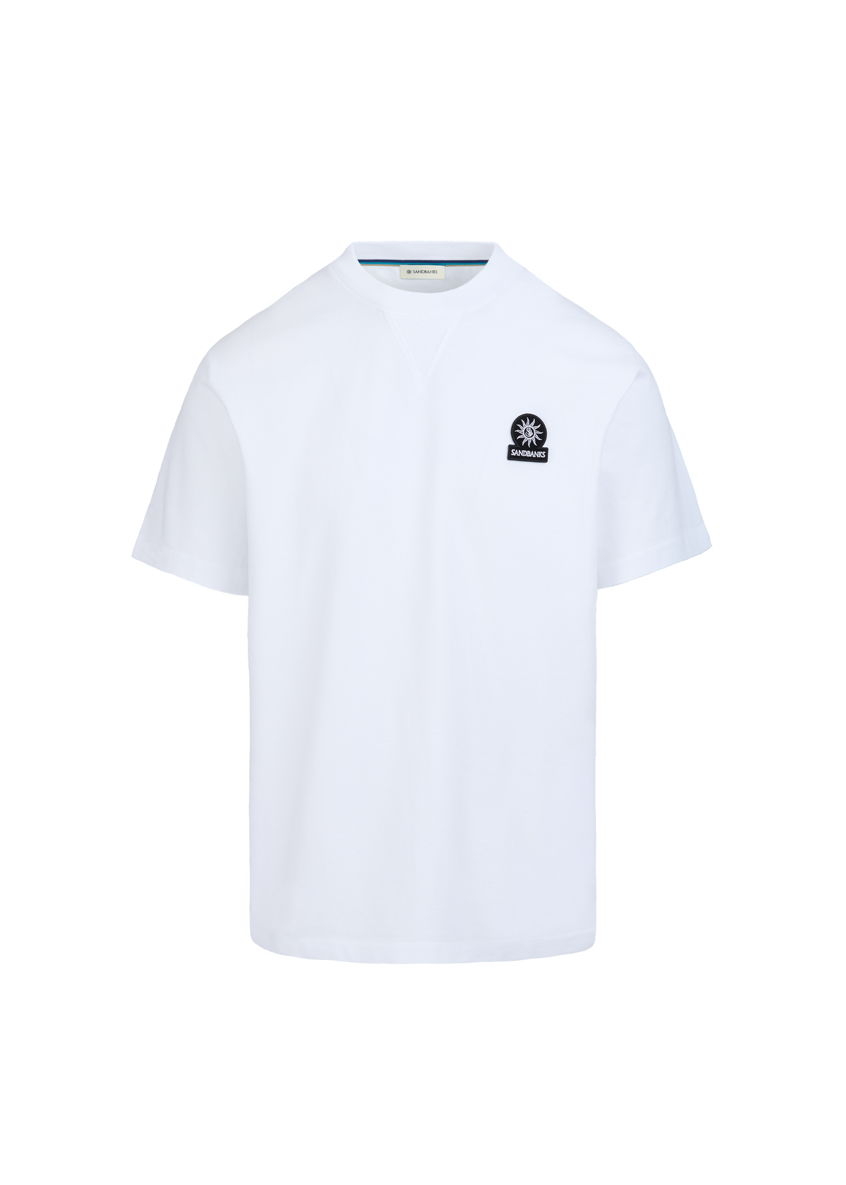Sandbanks Double Jersey Collegiate T-Shirt - White