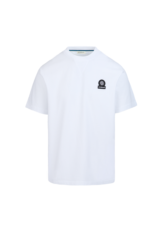 Sandbanks Double Jersey Collegiate T-Shirt - White