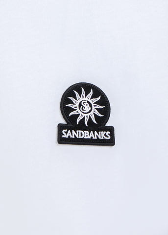 Sandbanks Double Jersey Collegiate T-Shirt - White