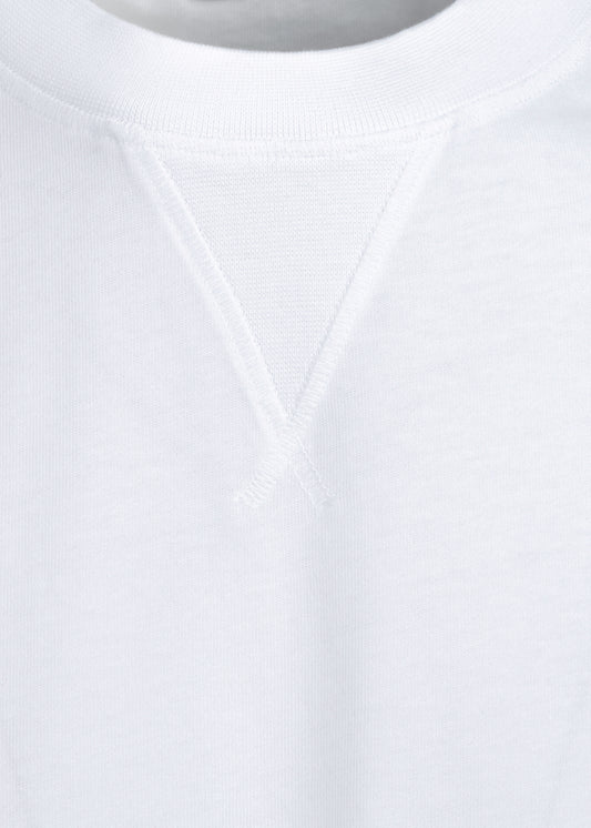 Sandbanks Double Jersey Collegiate T-Shirt - White