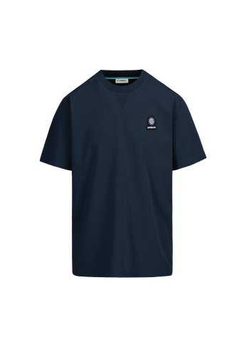 Sandbanks Double Jersey Collegiate T-Shirt - Navy