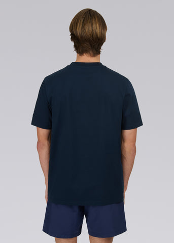 Sandbanks Side Stripe T-Shirt - Navy