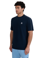 Panel Piped T-Shirt - Navy