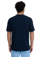 Panel Piped T-Shirt - Navy