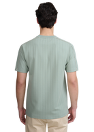Panel Piped T-Shirt - Sage