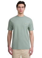 Panel Piped T-Shirt - Sage