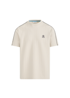 Panel Piped T-Shirt - Stone