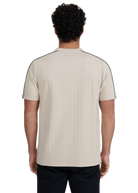 Panel Piped T-Shirt - Stone
