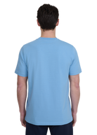 Double Stripe T-Shirt - Dusty Blue