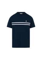Double Stripe T-Shirt - Navy