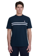 Double Stripe T-Shirt - Navy
