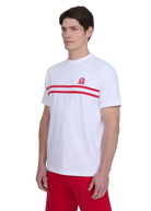 Double Stripe T-Shirt - White