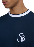 Sandbanks SB Ringer T-Shirt - Navy