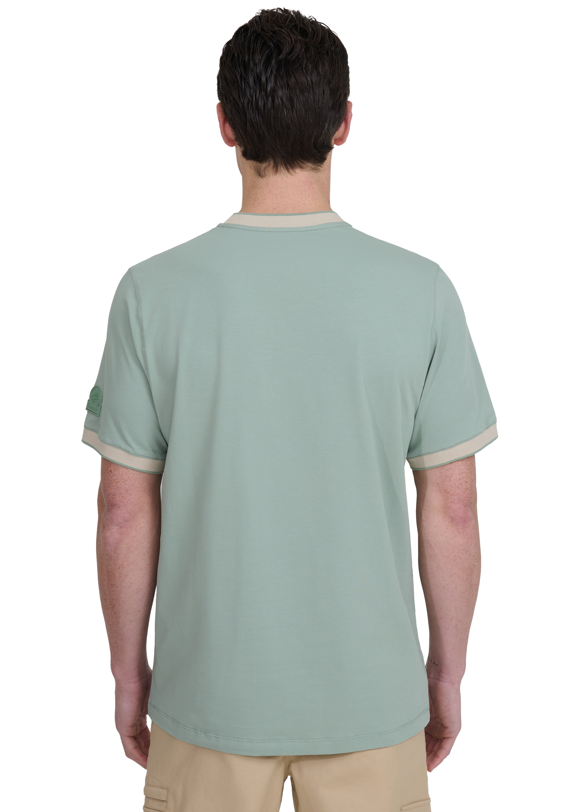 Sandbanks SB Ringer T-Shirt - Sage