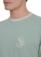 Sandbanks SB Ringer T-Shirt - Sage