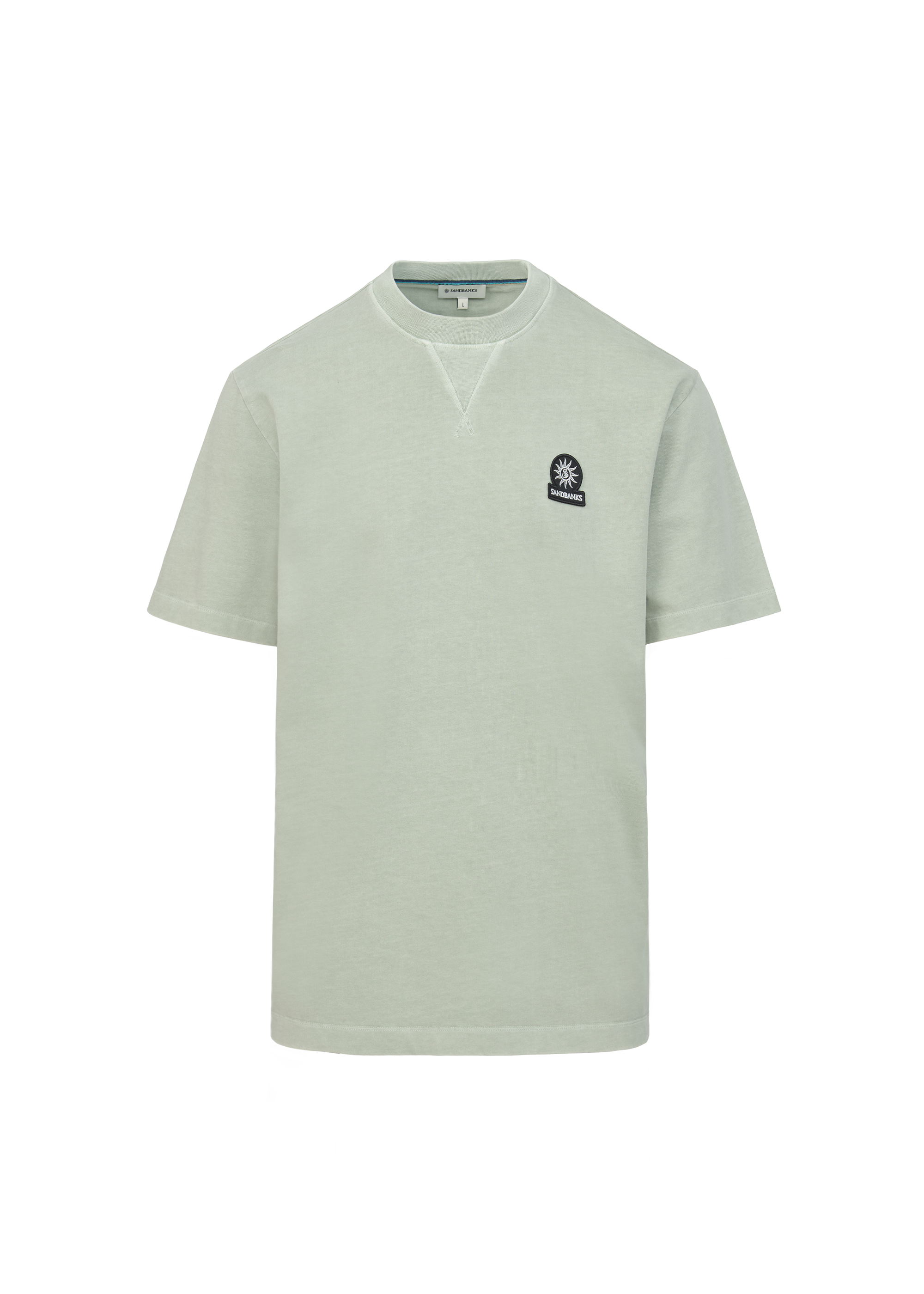 Sandbanks Mineral Wash T-Shirt - Sage