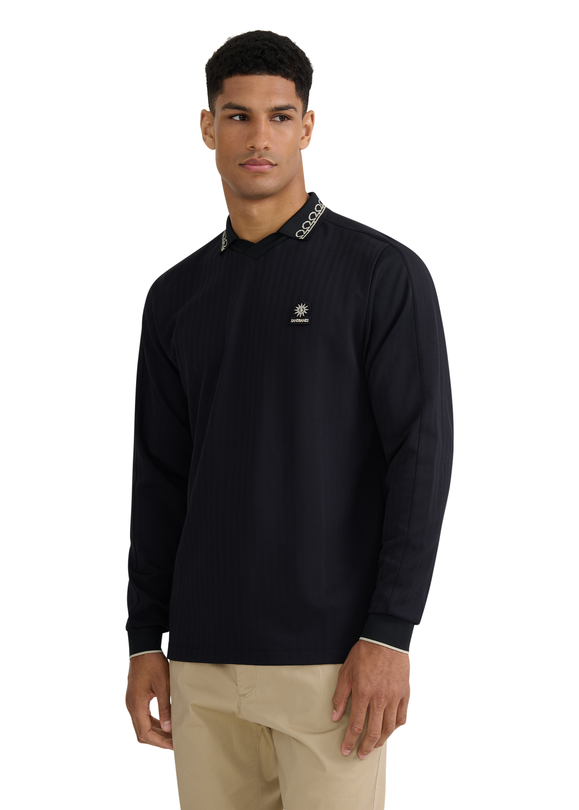 LS Football T-Shirt - Black
