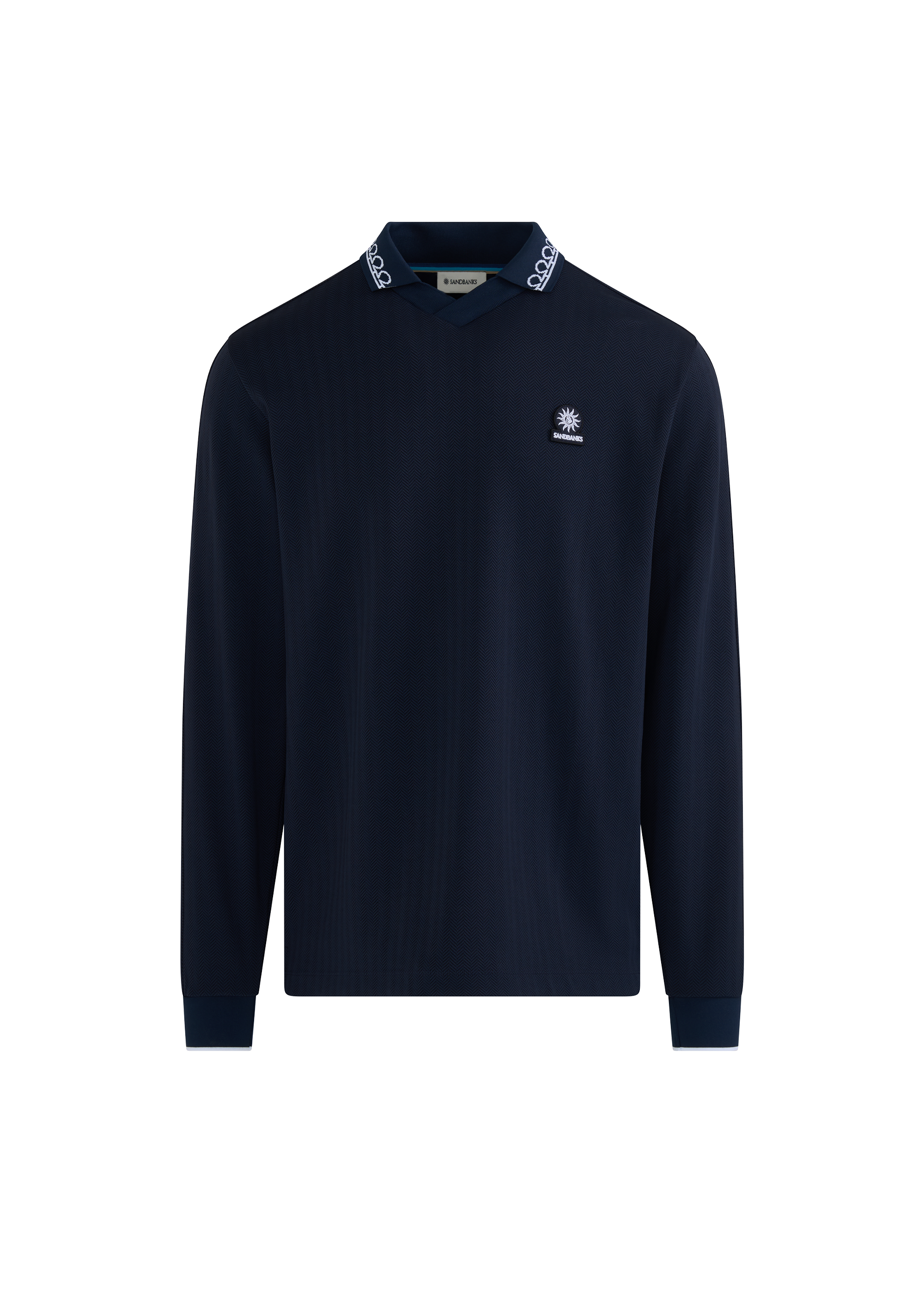 LS Football T-Shirt - Navy