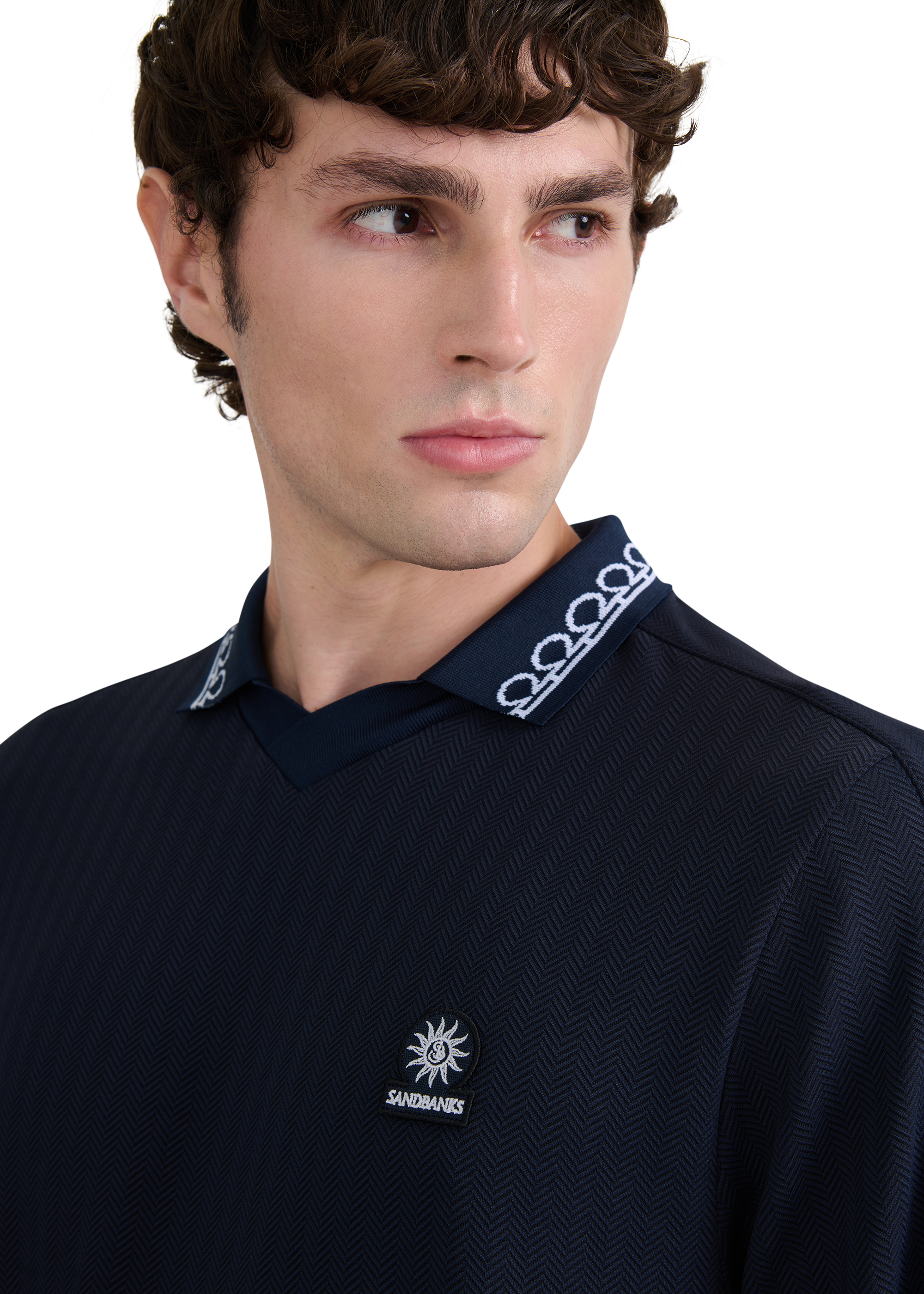 LS Football T-Shirt - Navy