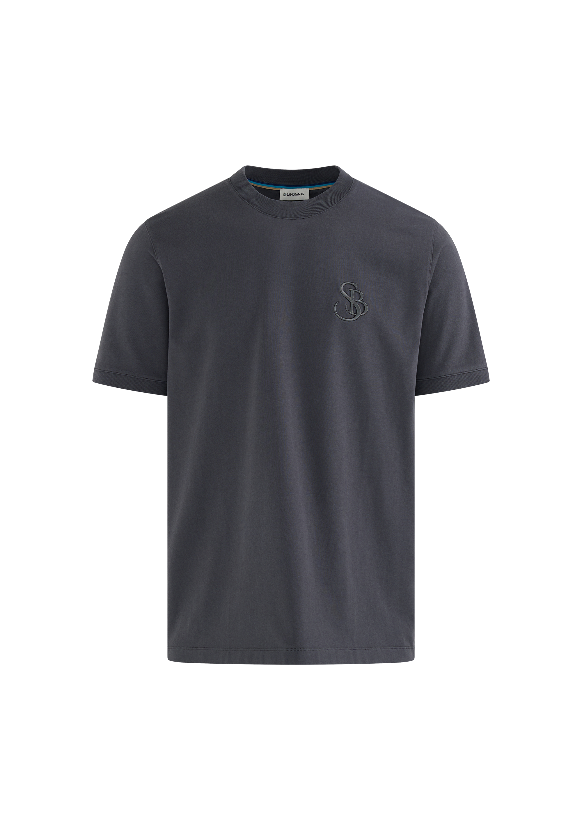 SB Logo Cotton T-Shirt - Anthracite