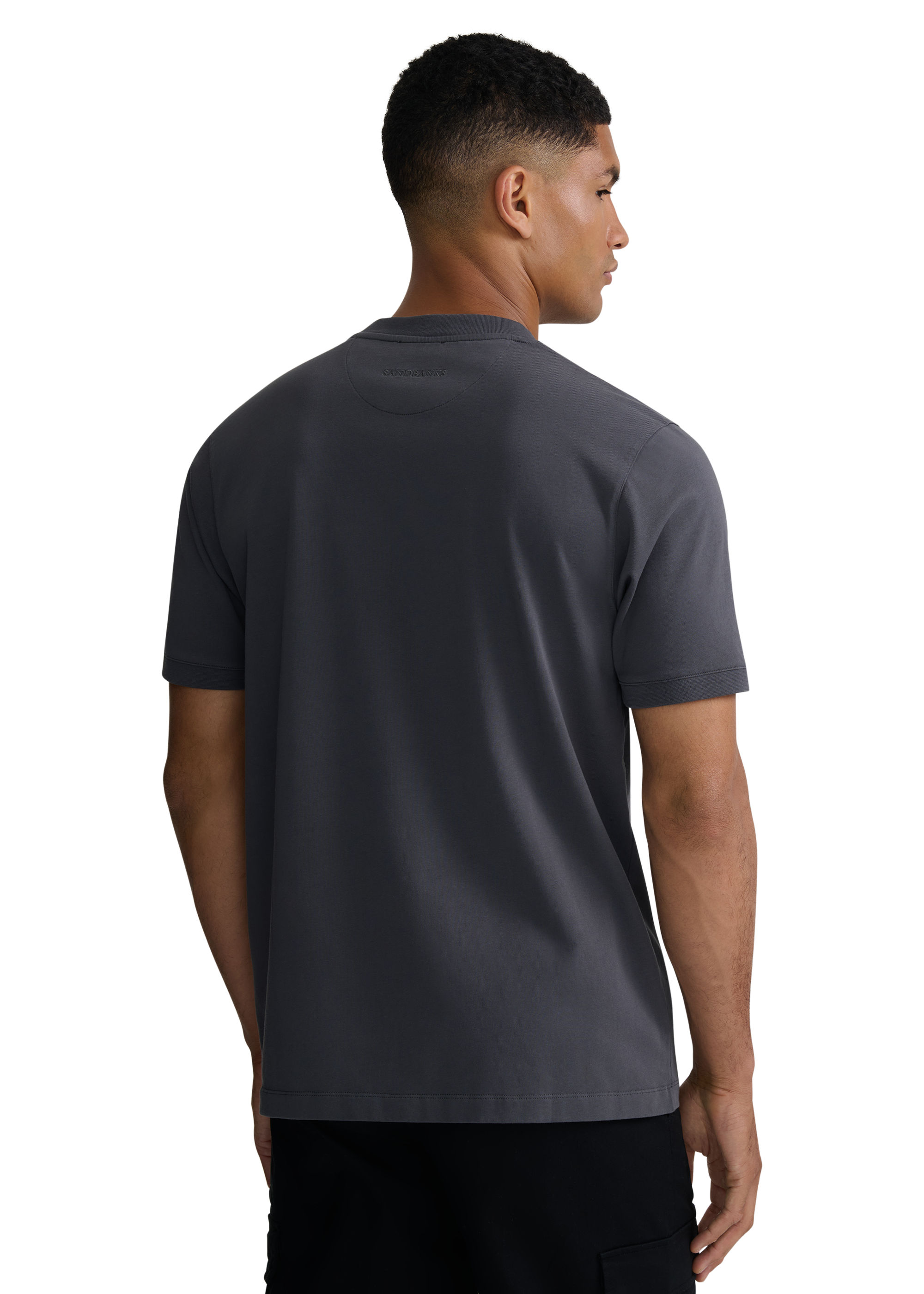 SB Logo Cotton T-Shirt - Anthracite