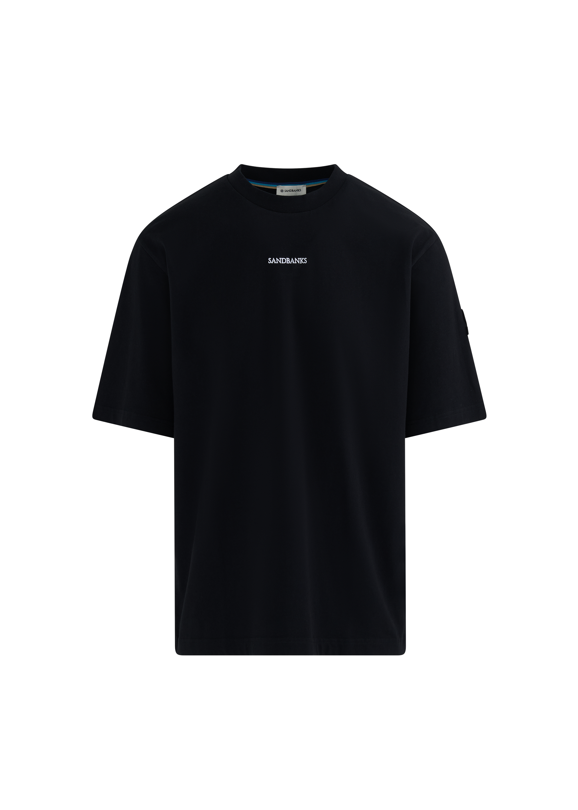 Sandbanks Boxy Fit T-Shirt - Black