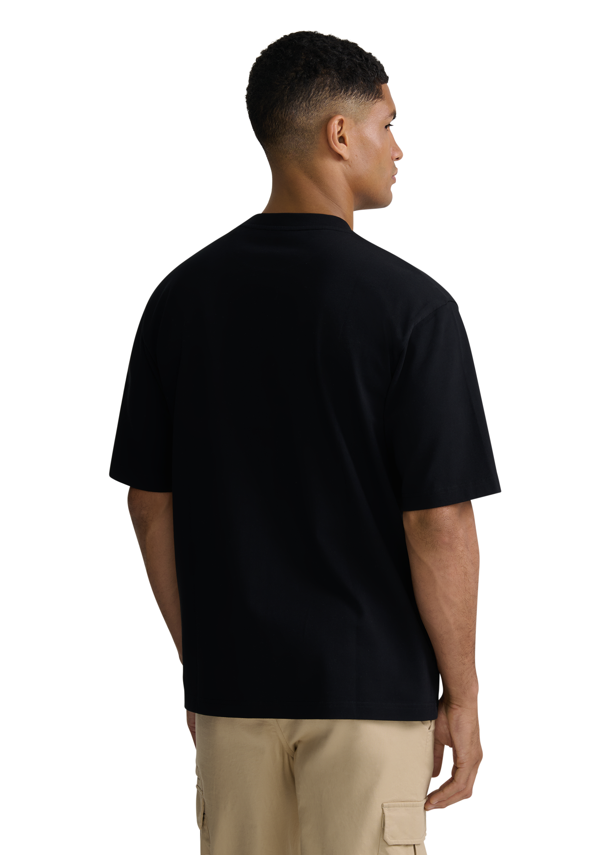 Sandbanks Boxy Fit T-Shirt - Black